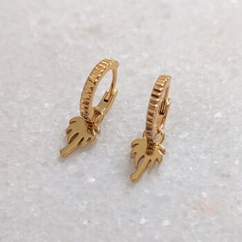 The Palm Tree Accent Earrings, 3 of 4