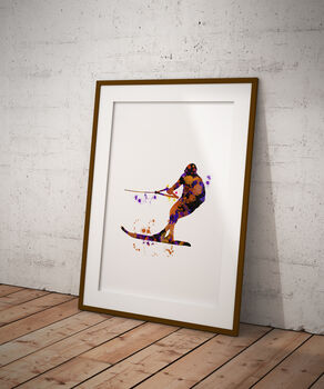 Water Skiing Set Of Three Prints, 4 of 5