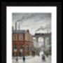 Queen Victoria Pub Lowry Style Framed Tribute Art, thumbnail 2 of 2