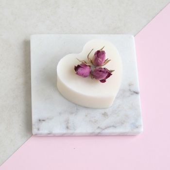 Rose Geranium Heart Handmade Soap, 4 of 6