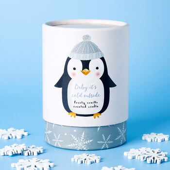 Vanilla Scented Cute Penguin Candle, 3 of 5