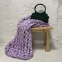 Chunky Blanket Arm Knitting Kit, thumbnail 4 of 7