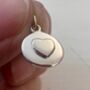 Heart Necklace In Sterling Silver With Mixed Metal, thumbnail 7 of 7