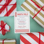 Christmas Sticky Gift Labels From Santa Pack Of Five, thumbnail 3 of 4