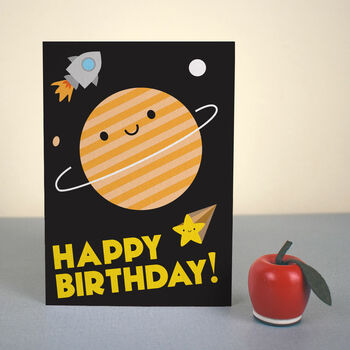 'Happy Birthday' In Space Card, 3 of 4