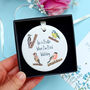 Personalised Garden Birds Hanging Ornament, thumbnail 1 of 6