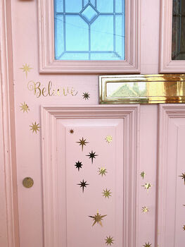 Cluster Star Christmas Door/Wall Stickers, 5 of 7