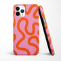 Squiggle Doodle Phone Case Durable iPhone Samsung Mobile Cover, thumbnail 1 of 7