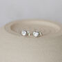 Sterling Silver Nugget Studs, thumbnail 1 of 10