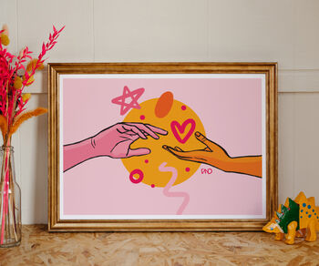 Love Is All Around Art Print, 2 of 4