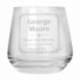 Personalised Etched Rum Glass, thumbnail 7 of 7