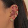 Five Pcs Adjustable Wire Ear Wrap Ear Cuff Band, thumbnail 2 of 4