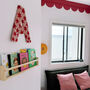 Pink And Red Star Custom Decorative Letter, thumbnail 2 of 8