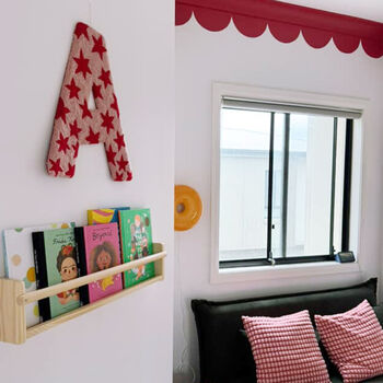 Pink And Red Star Custom Decorative Letter, 2 of 8