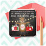 Boxing Day Funny Christmas Card Rudolph Dad Son Brother, thumbnail 1 of 4