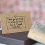 Personalised Thank You Wedding Rubber Stamp, thumbnail 2 of 4