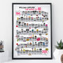 80th Birthday Personalised Print The Road To 80, thumbnail 2 of 8