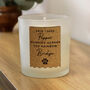 Funny Pet Owner Gifts Personalised Novelty Candle, thumbnail 5 of 5