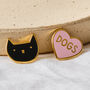 Black Cat Enamel Pin Badge, thumbnail 2 of 6