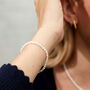 Lexham Freshwater Pearl And Gold Plated Bracelet, thumbnail 2 of 4