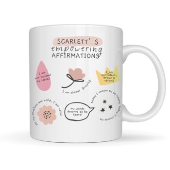 Personalised Positive Affirmations Gift Mug, 2 of 3