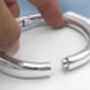 Personalised Chunky Sterling Silver Bangle, thumbnail 7 of 11