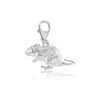 Gerbil Charm Sterling Silver, thumbnail 5 of 12