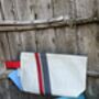 No3 Small Upcycled Versatile Sailcloth Pouch, thumbnail 5 of 7