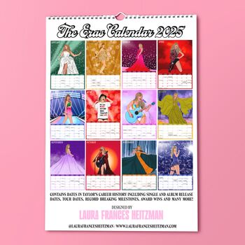 Taylor Swift 2025 The Eras Calendar, 5 of 6