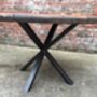Industrial Reclaimed Round Dining Table 042, thumbnail 2 of 6