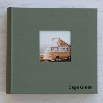 Linen Slip In Photo Album With Cover Aperture, 8 of 11