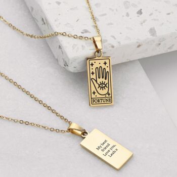 Personalised Tarot Card Necklace, 6 of 6