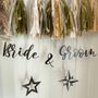 Wedding Bride Groom Metal Words, thumbnail 1 of 10