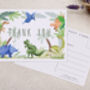 Dinosaur Children's Thank You A6 Postcard Pack, thumbnail 2 of 3