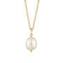 Personalised Silver Or Gold Baroque Pearl Necklace, thumbnail 9 of 9