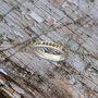 Custom Coordinates Silver Band Ring, thumbnail 3 of 4