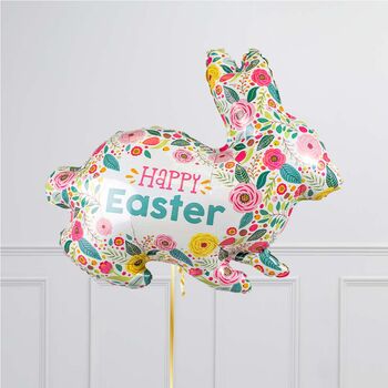 Candy Swirl Garden Floral Easter Bunny Balloon Package, 4 of 4