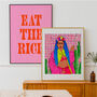 Eat The Rich Illustrated Print, thumbnail 3 of 3