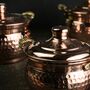 Set Of Three Copper Cooking Pots – 850ml, 500ml And 400ml, thumbnail 5 of 7