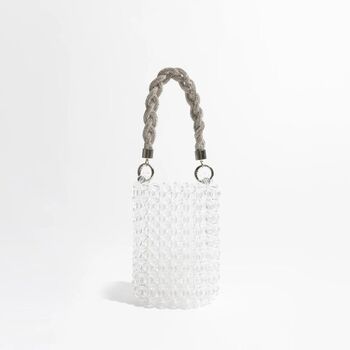 St. Tropez Ivory Chandelier Rope Embellished Pearl Bag, 2 of 4