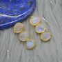 Rainbow Moonstone Earrings: June Birthstone Drop, thumbnail 1 of 8
