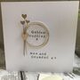 Personalised Golden Wedding Heart Card, thumbnail 3 of 5