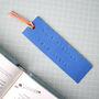 Personalised Leather Bookmark For Teachers, thumbnail 8 of 11