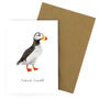 Horned Puffin A6 Greetings Cards, thumbnail 7 of 7