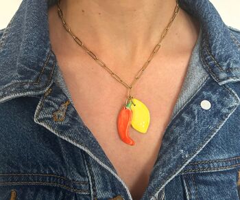 Nazar Charms On Gold Plated Chain, 4 of 4