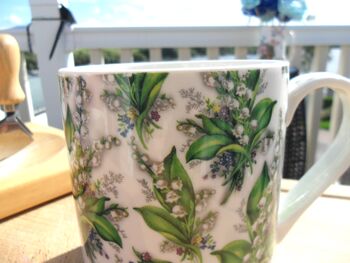 Jumbo Mug In Lily Of The Valley Design, 3 of 7
