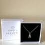 Sterling Silver Initial Pendant Necklace, thumbnail 4 of 7