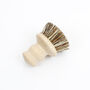 Sustainable Wood Pot Brush With Plant Bristles, thumbnail 5 of 5