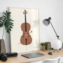 Cello Print | Cellist Instrument Poster, thumbnail 8 of 8