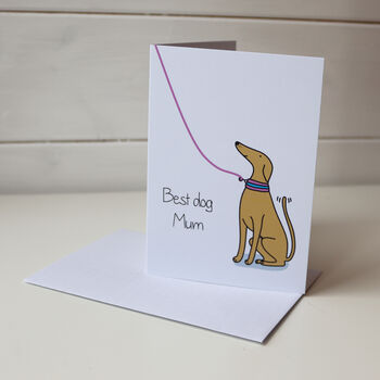 Best Dog Mum Greetings Card, 2 of 2